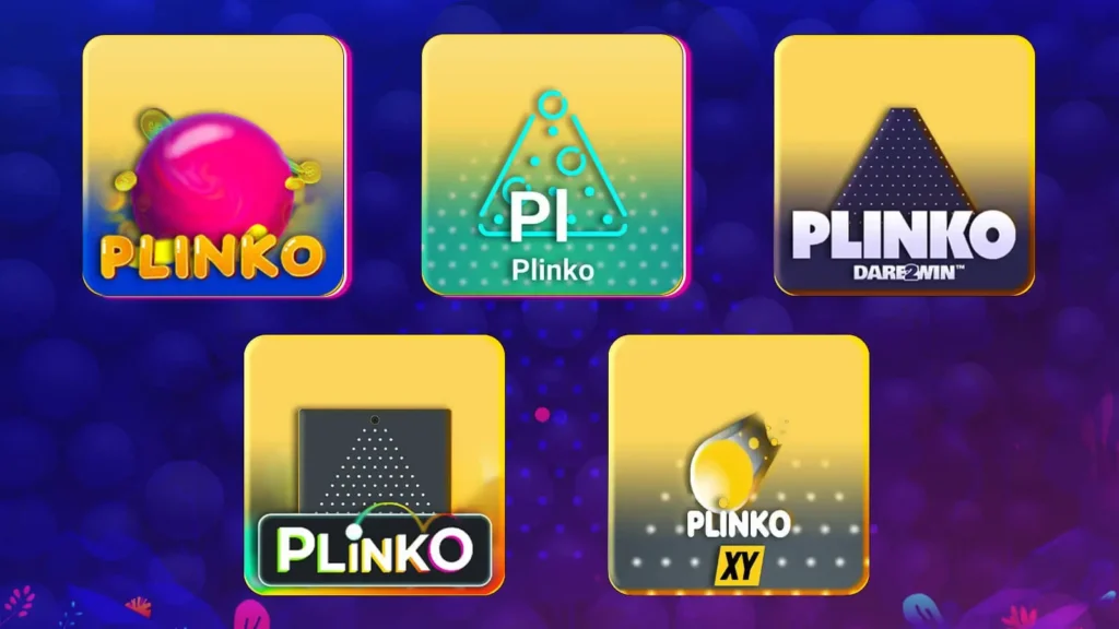 Plusieurs versions du jeu Plinko
