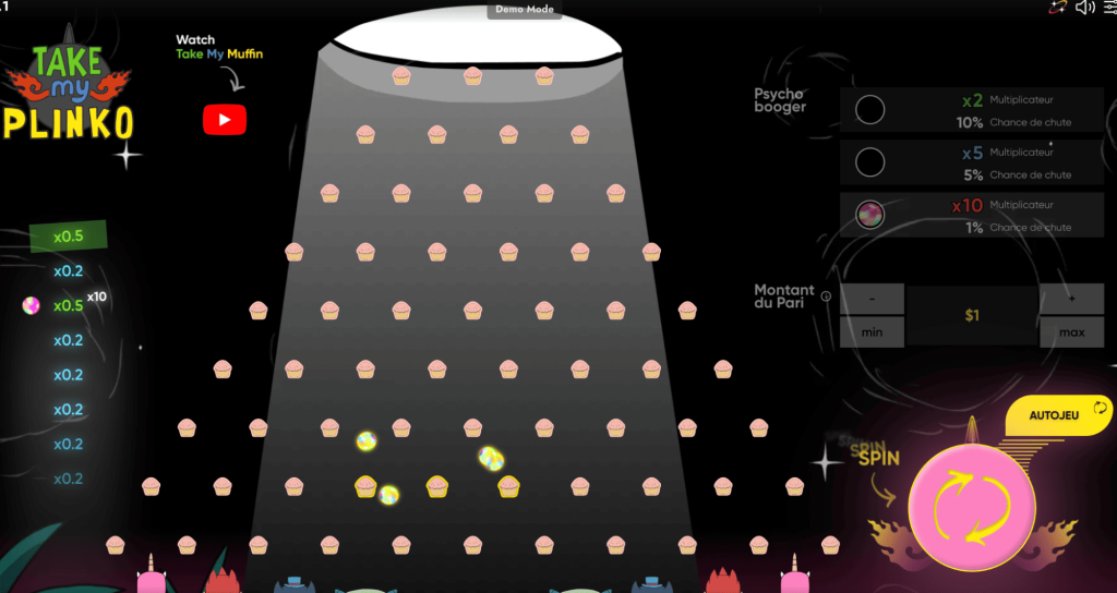 Comment jouer à Take My Plinko